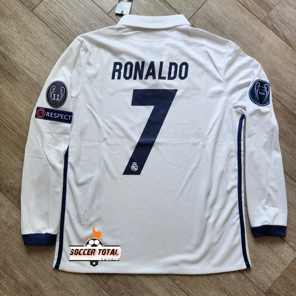 Jersey Version Retro Team Real Madrid 2017 Ronaldo # 7